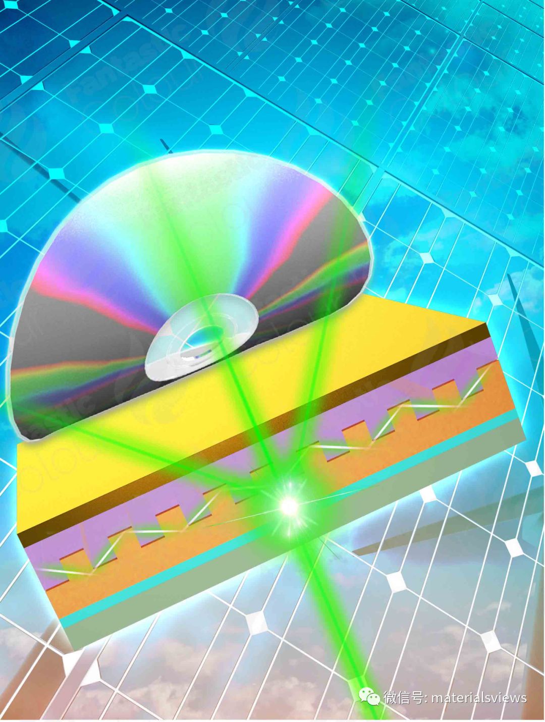 光子陷阱：格栅化钙钛矿高效太阳能电池