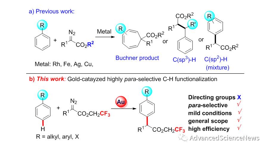 Angewandte: 三氟重氮酯对苯衍生物的高对位选择性C-H键烷基化