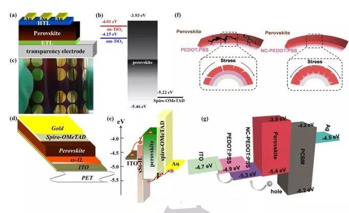 大连化物所Angewandte Chemie : 柔性钙钛矿太阳能电池的综述