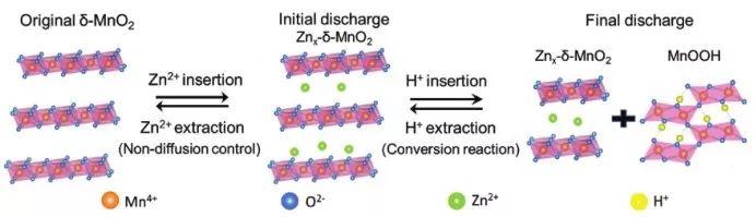 Advanced Materials：揭示水系Zn-MnO2电池的联合储荷机制
