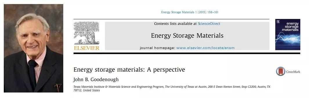 Energy Storage Materials期刊及其高被引文章介绍