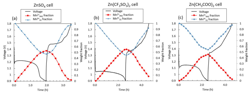 JACS：阐明Zn/MnO2电池中固液锰环境